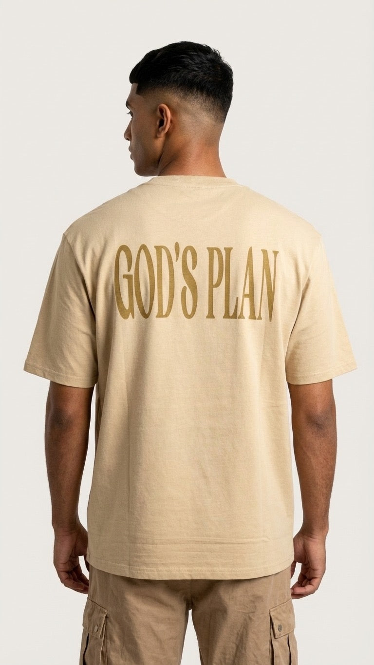 god’s plan oversized T-shirt