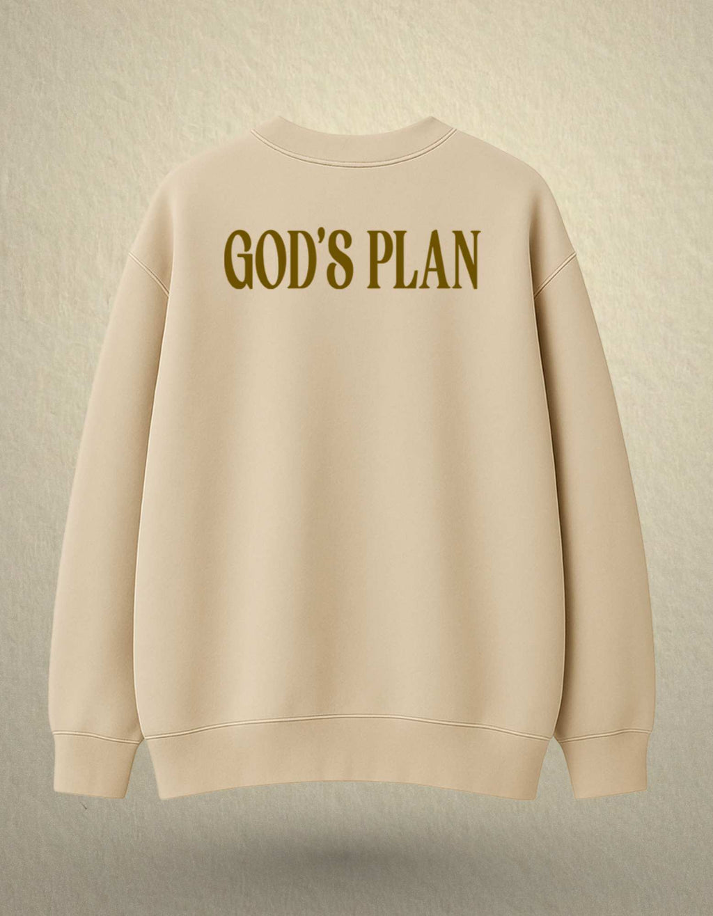 GOD'S PLAN PUFF PRINT SWEATSHIRT
