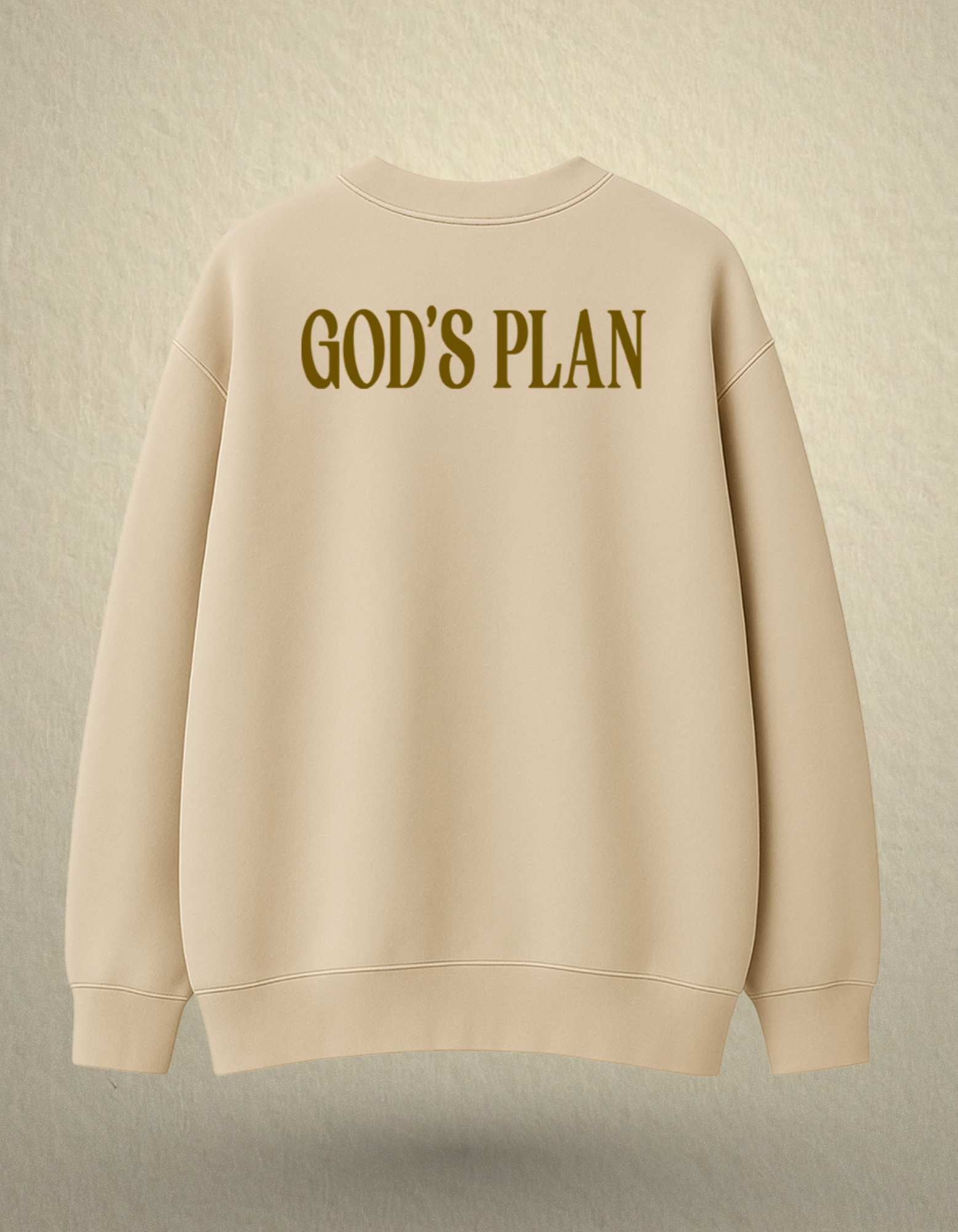 GOD'S PLAN PUFF PRINT SWEATSHIRT