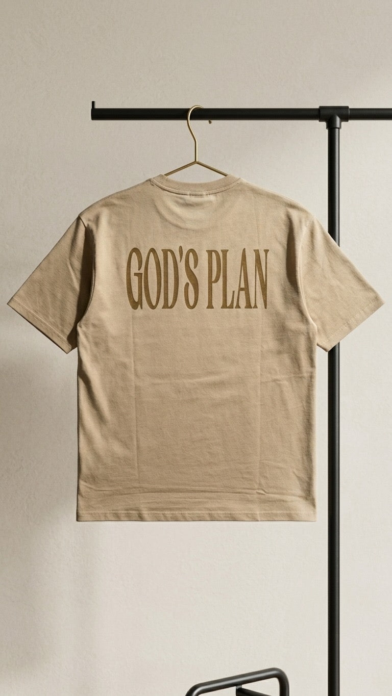 god’s plan oversized T-shirt