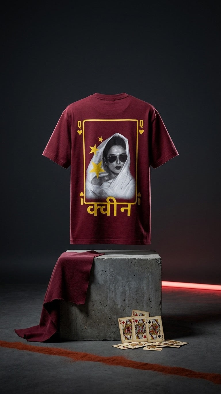 Retro Rekha Aesthetic Oversized T-Shirt